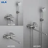 ULA Bathroom Shower Faucet Mixer Spout Bathtub Mixer Taps Hot Cold Bath Faucet Mixer Spout Shower System Rain Shower Head 1