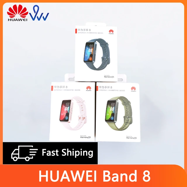 2023 New Original Huawei Band 8 Smart Band All-day Blood Oxygen 1.47''  AMOLED Screen Heart Rate Smartband 2 Weeks Battery Lif - AliExpress