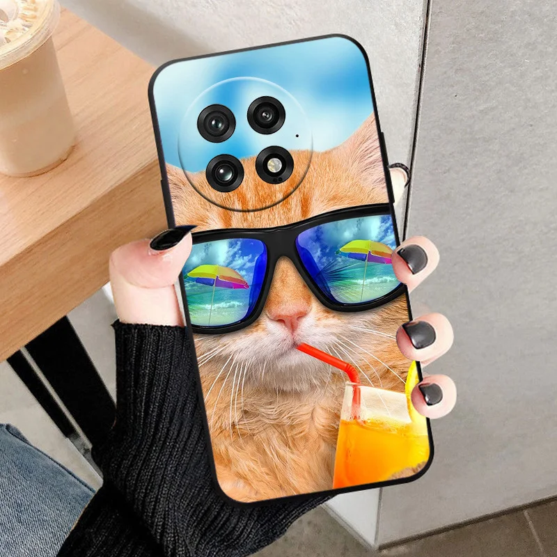 Stylish Animal Flower Printed Shockproof Protective Phone Case - TPU Silicone Back Cover