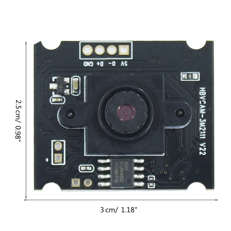 OV3660 Images Sensor USB Camera Module 3MP Manual-focus Lens Monitoring Module 1080P MJPG/YUY2 Webcam Board 6