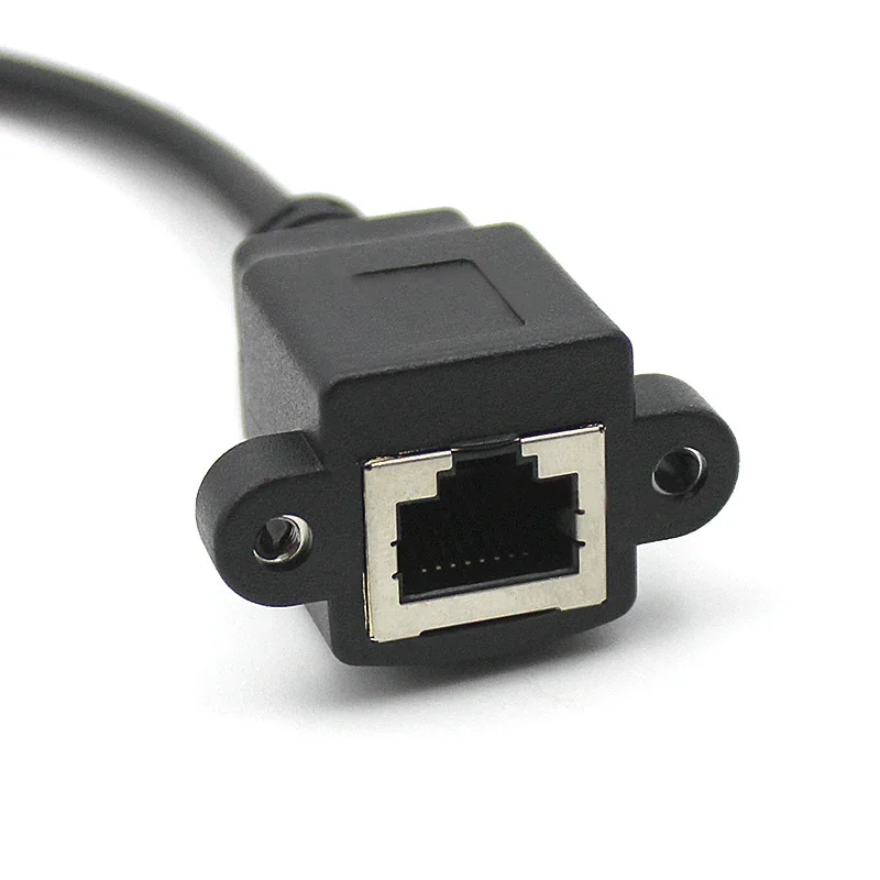 Conector Ethernet Rj45 para Parafuso Terminal Bloco p Macho e Fêmea para Pinos Cabo Adaptador de Rede para Cctv Dvr - Imagem 3