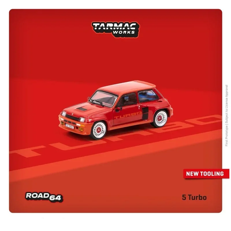 

Tarmac Works 1:64 5 Turbo Red Diecast Model Car