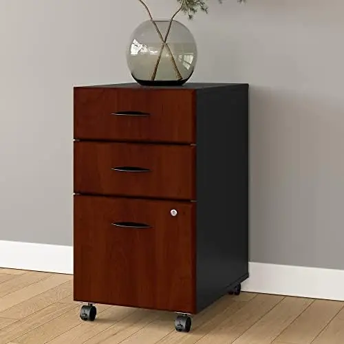 

Мобильный шкаф для файлов с 3 выдвижными ящиками, Hansen Cherry/Galaxy