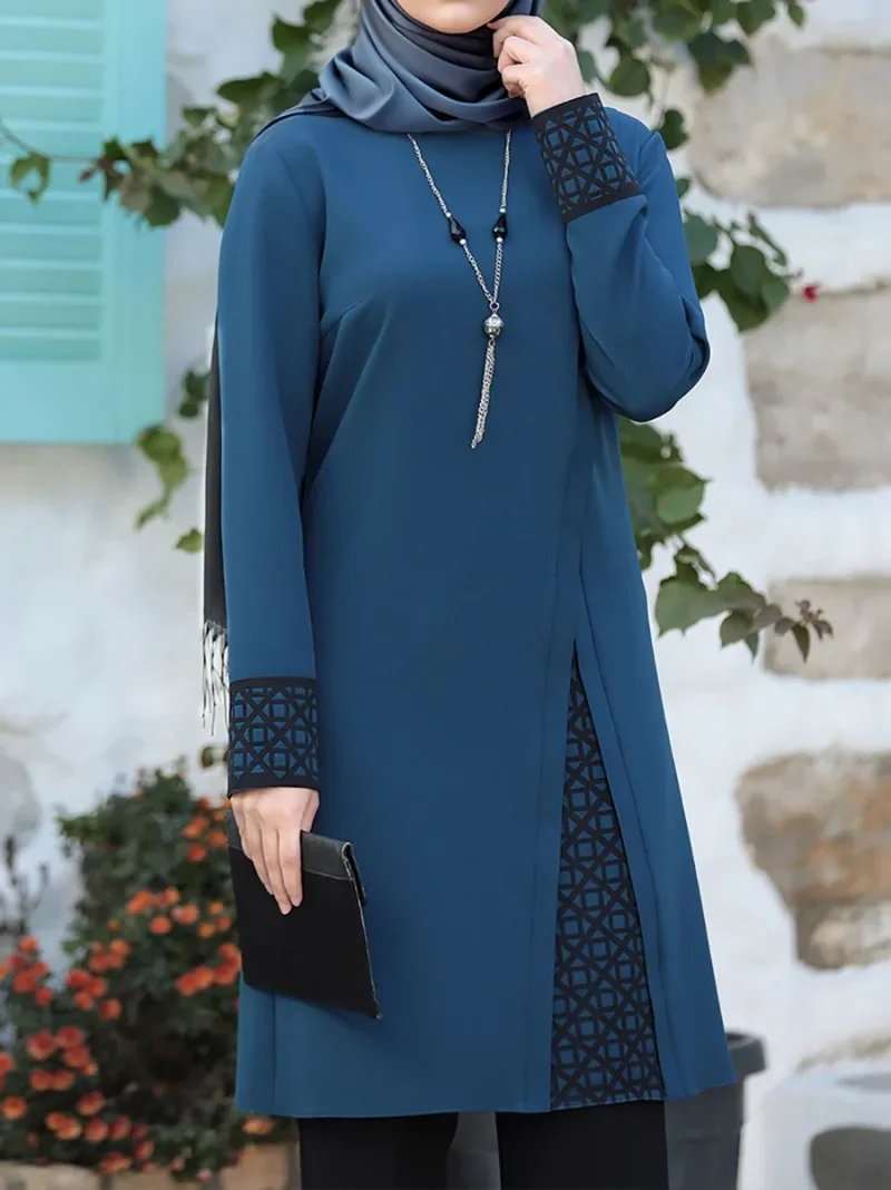 Casual Abaya Prayer Suit, Islam Ramadan Abaya, Monochromatic, Two-Piece, Middle East Arabia Clothing, Fashion, 2023