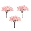 3pcs Miniature Iron Wire Trees Cherry Blossom Tree Diy Model Making Toys Architecture Building Materials for Diorama 1