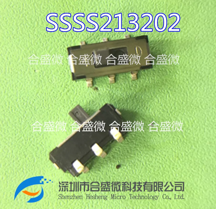 Japan Alps Ssss213202 Toggle Switch 6-Leg 2-Gear Patch Vertical Double Row Slide Switch Spot