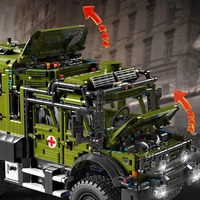 3850PCS Technical Remote Control Off-Road Rescue Vehicle Building Blocks Model Kids Assembly Truck Toys MOC Bricks Gift For Boys 4