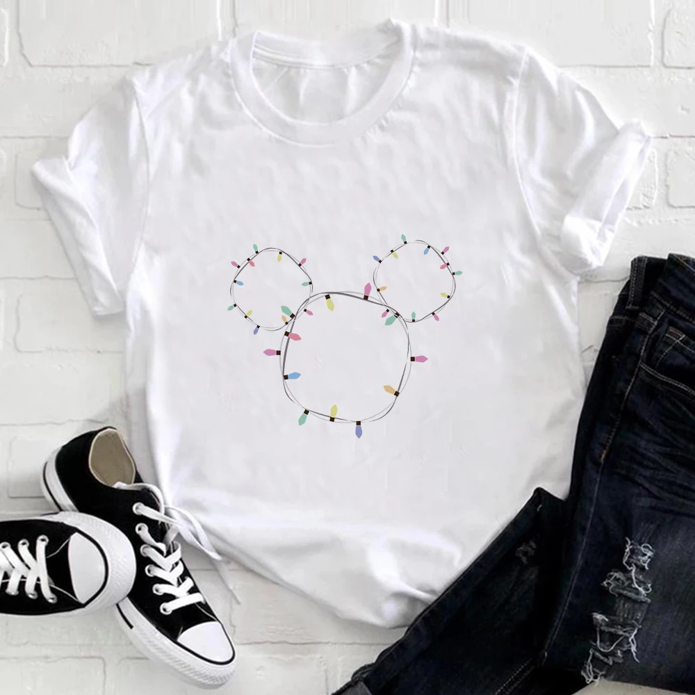 

Minimalist Disney White Mickey Print High Quality Men T-Shirts Popular Trendy Tops Selling Trendy Shorts Sleeve Male S-XXXL Size