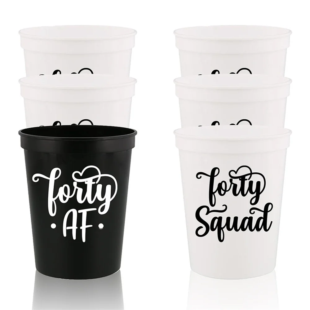 Fifty Af 50 Anni Stadium Party Cup 50Th Birthday Gift Fifty Squad E Fabulous Party Favors Decorazioni Divertente Compleanno Gag Gift