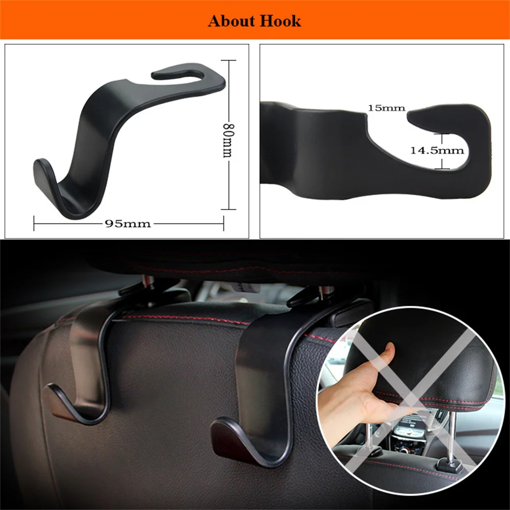 Portable Plastic Car Storage Box Car Trash Can Lid Garbage Waterproof Box Mobile Trash Bin Storage Bucket with Bags