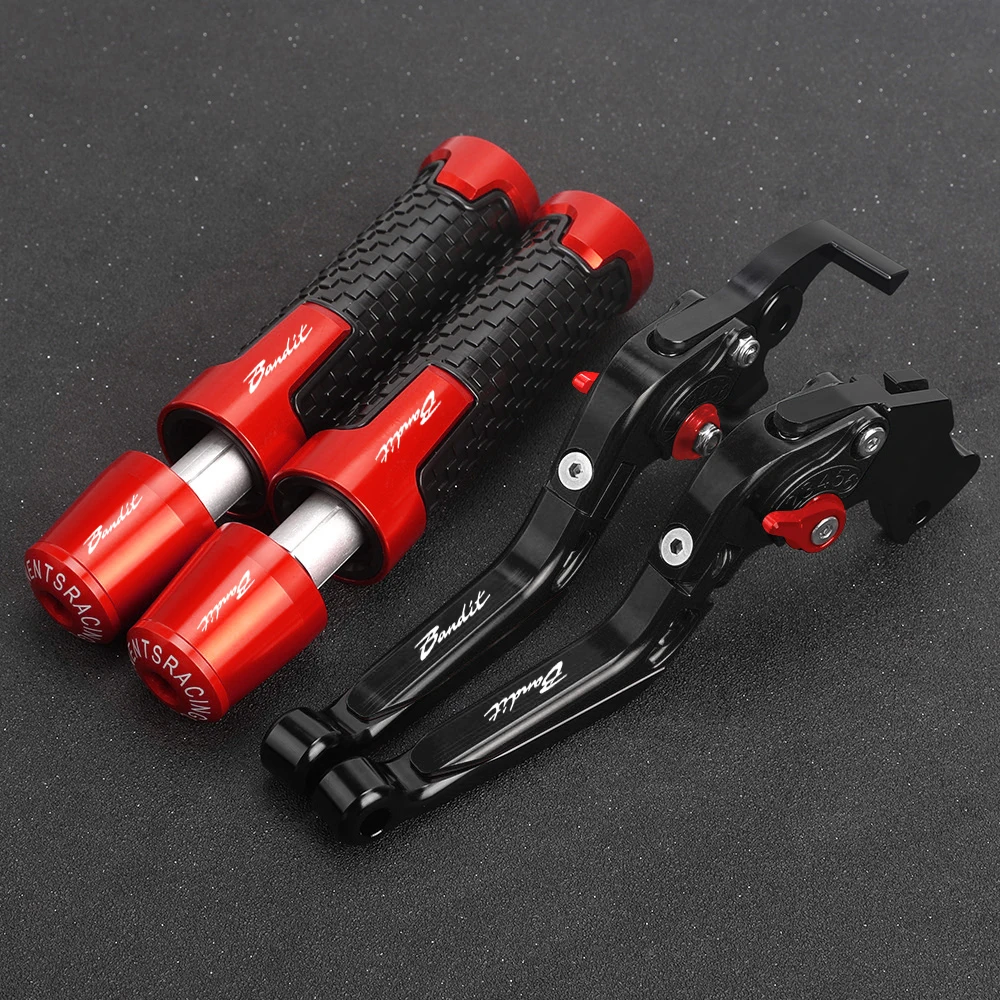 

Motorcycle Clutch CNC Aluminum Brake Clutch Lever Handlebar Handle Grips Ends For SUZUKI GSF600 S BANDIT GSF650S 2007-2015