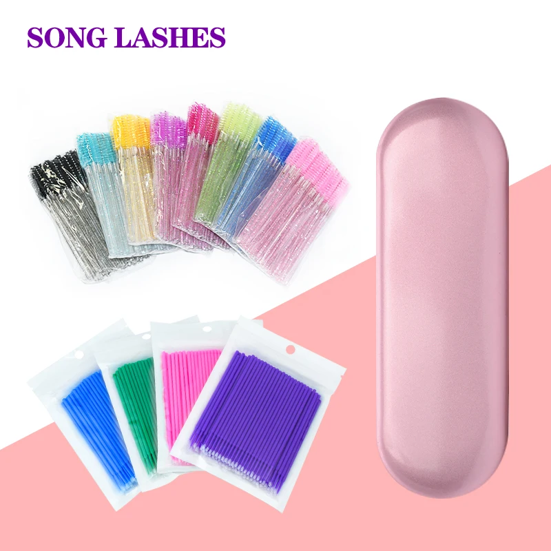 

SONG LASHES Professional Storage Box for Eyelash Extension Tweezers Eyelashes Brush Microw Brush Makeup Tools