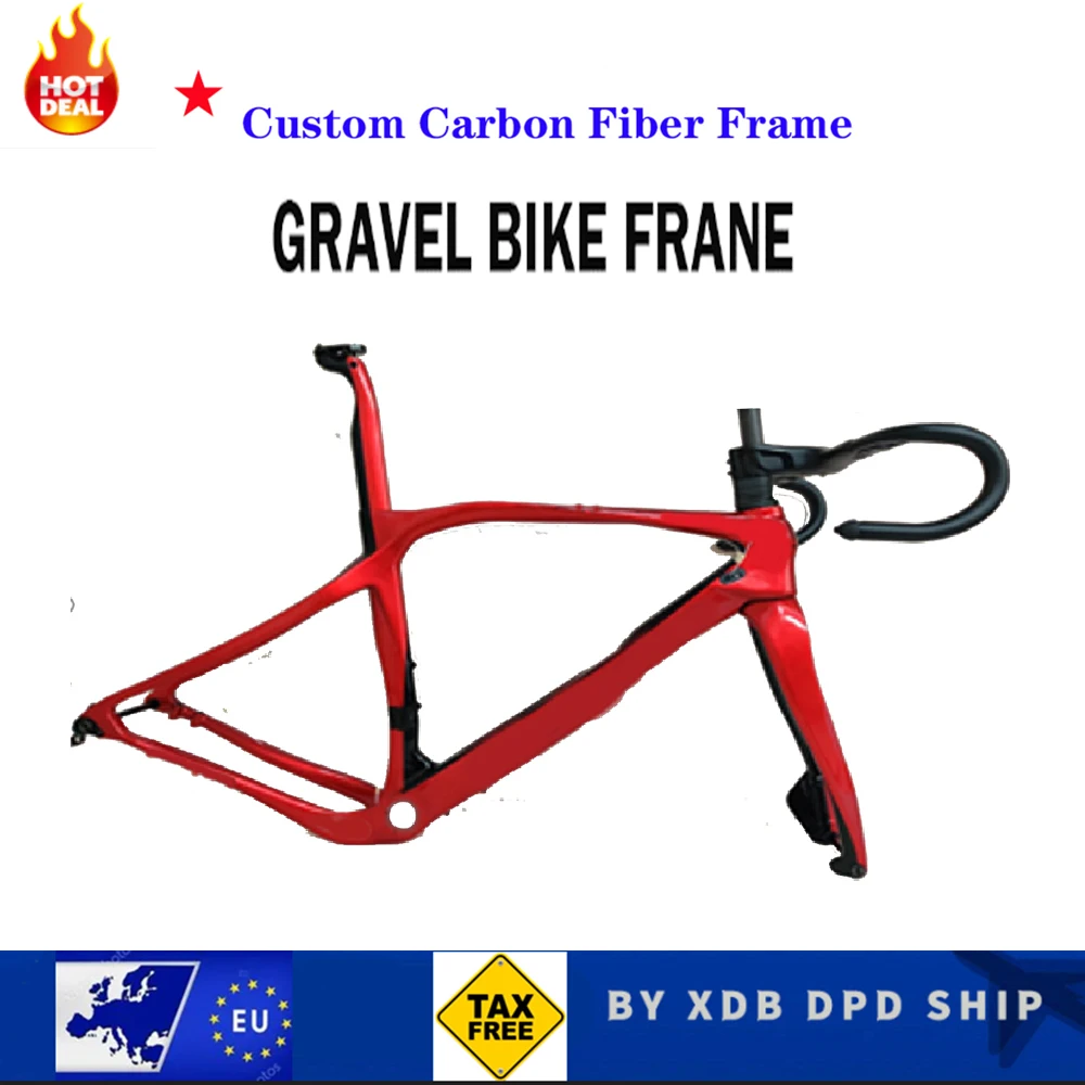 2022NieuweBb68SchijfremGrindFietsFramesetT1000CarbonRacefiets