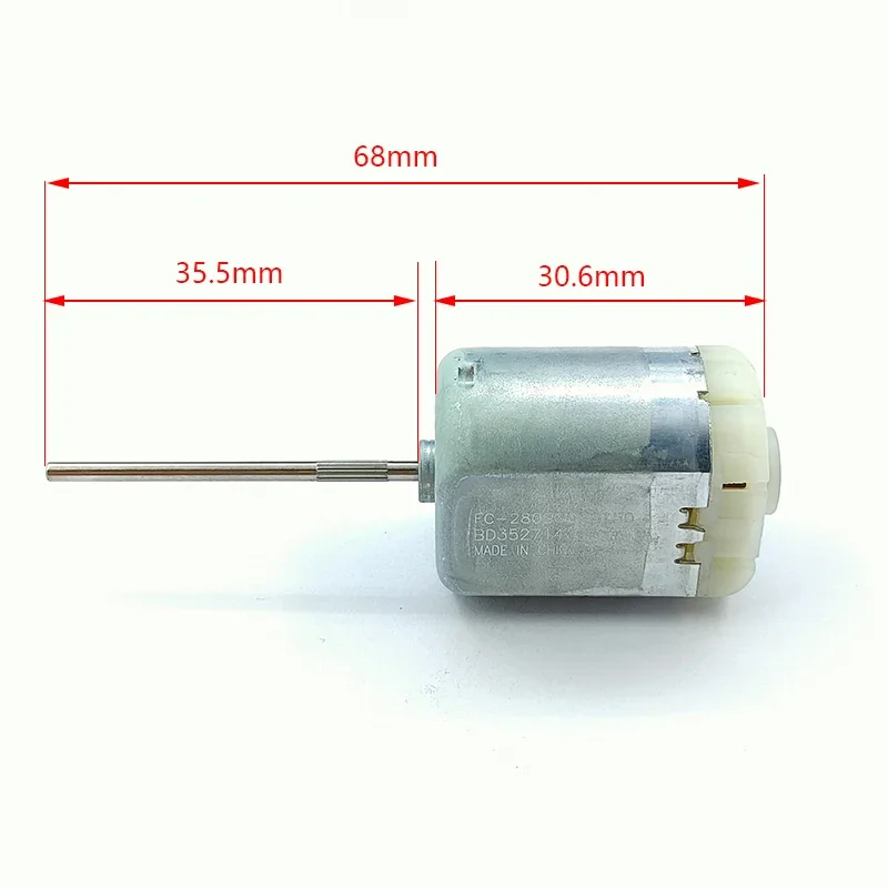 FC-280SC-20150 롱 샤프트 미니 280 모터 DC 12V 11400RPM 마이크..