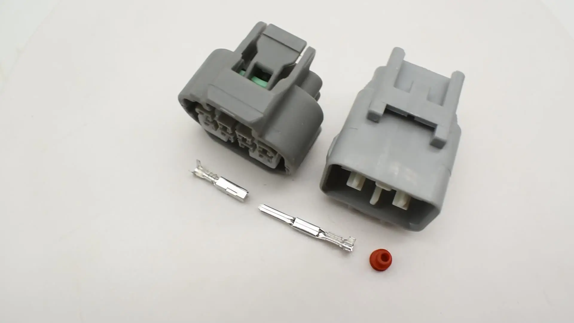 Partuto 8-Pin Scheinwerfer Stecker Wasserdicht - Auto Kabelverbinder Für Toyota - Komplettset In Grau