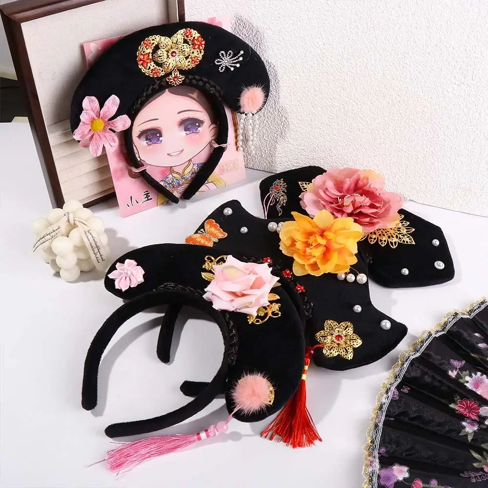 

Court Headwear Hanfu Headdress Tassel Chinese Style Headwear Ancient Style Headwear Antique Headband Hanfu Hair Hoop