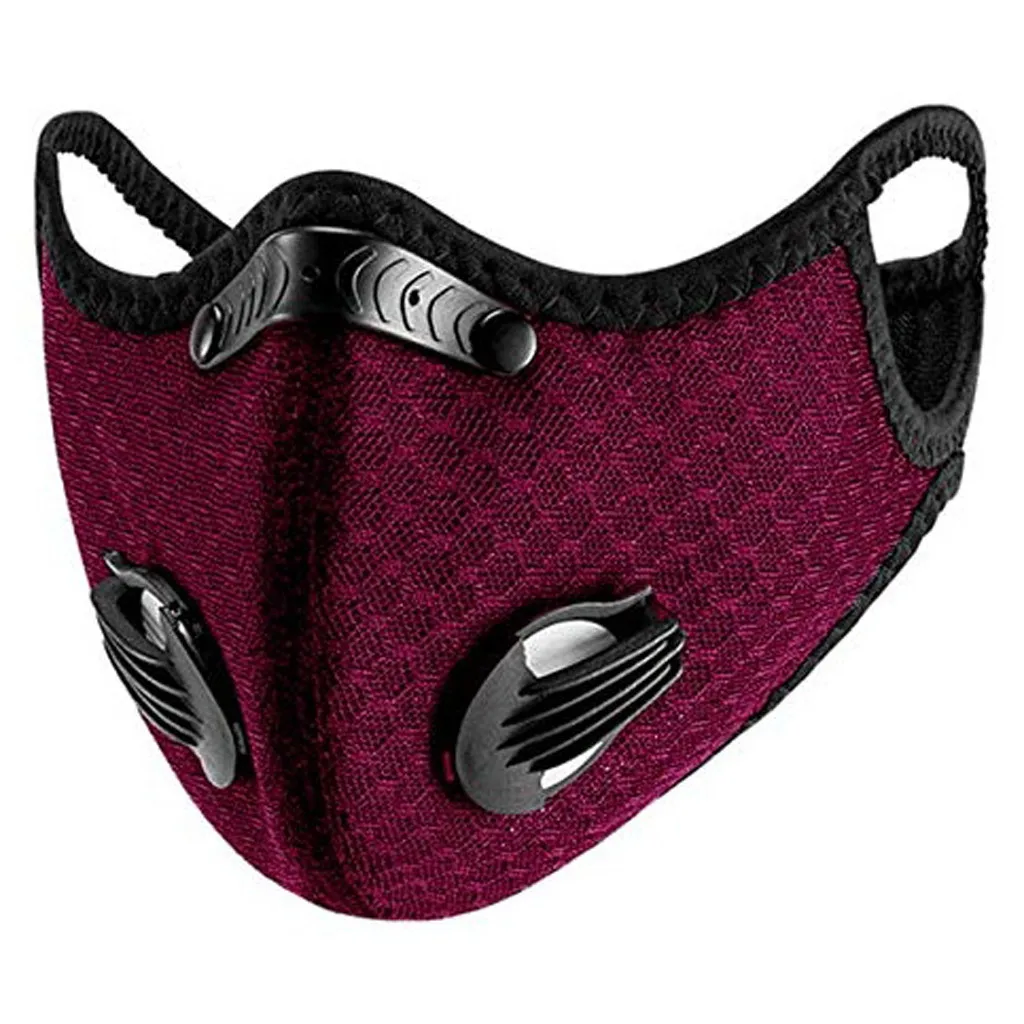 Half Face Reusable Respirator Activated Carbon Outdoor Cycling Mask With 1 Filters 1 Mask Filter