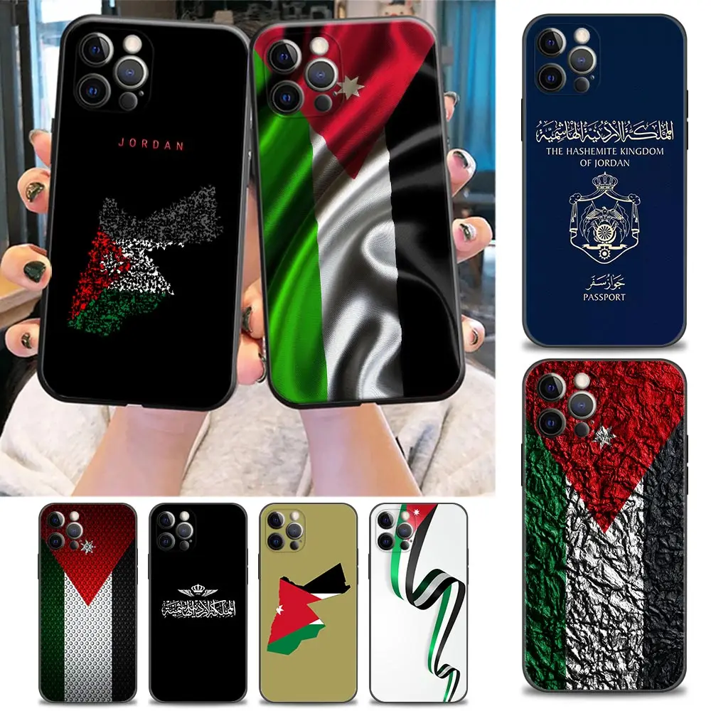 Jordan Flag Map Fundas Custodia Per Telefono Per Iphone 15 11 12 13 14 Pro Max Mini Xr Xs Se 2 7 8 Plus Custodia In Silicone Cover Jordan Passport