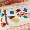 Children Cartoon Drawing Board Baby Puzzle Magnetic Writing Board Toy Graffiti Magnetic Drawing Board Montessori Toy for Kids 4