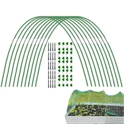 Greenhouse Plant Stake Kit Frost Protection Plants Greenhouse Rack Vegetables Support Rack For Home Raised Gardening Beds