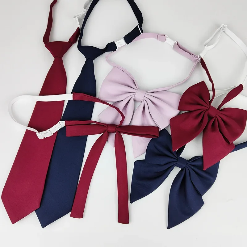 

Japanese Style Uniform JK Bow Tie Colorful Women's Shirts Bowtie School Wedding Party Bowknot Butterfly Knot Suits Accessories