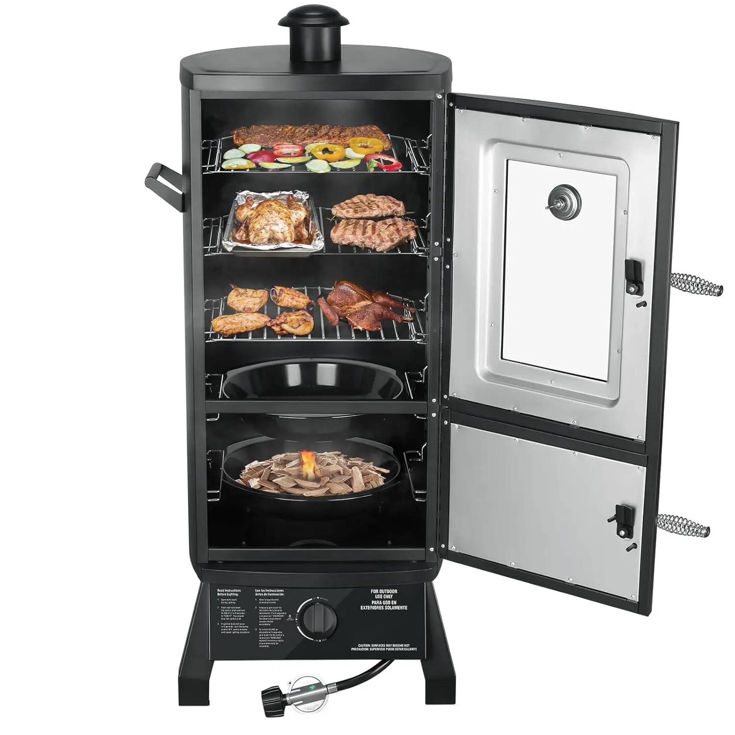 Vertical Propane Smoker Grill 2