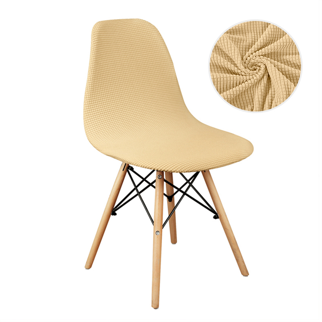 Pcs Velvet fabric Bar Chair Cover Washable Removable Seat Cover Armless Shell Chair Covers for Banquet Home Hotel