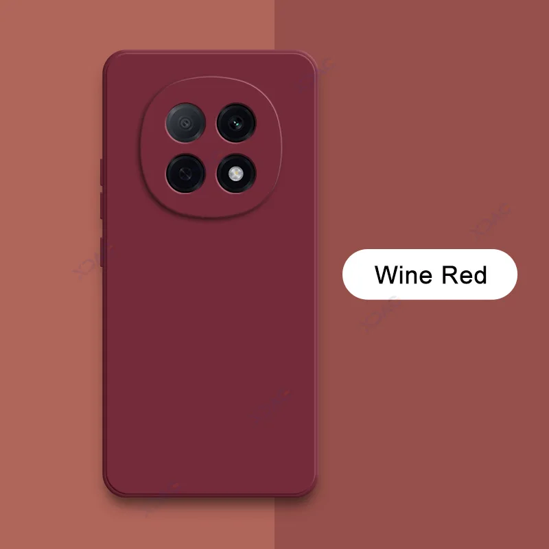 Luxury Dual Layer Cellphone Case with Camera Protection - Soft Square Liquid Silicone Cover