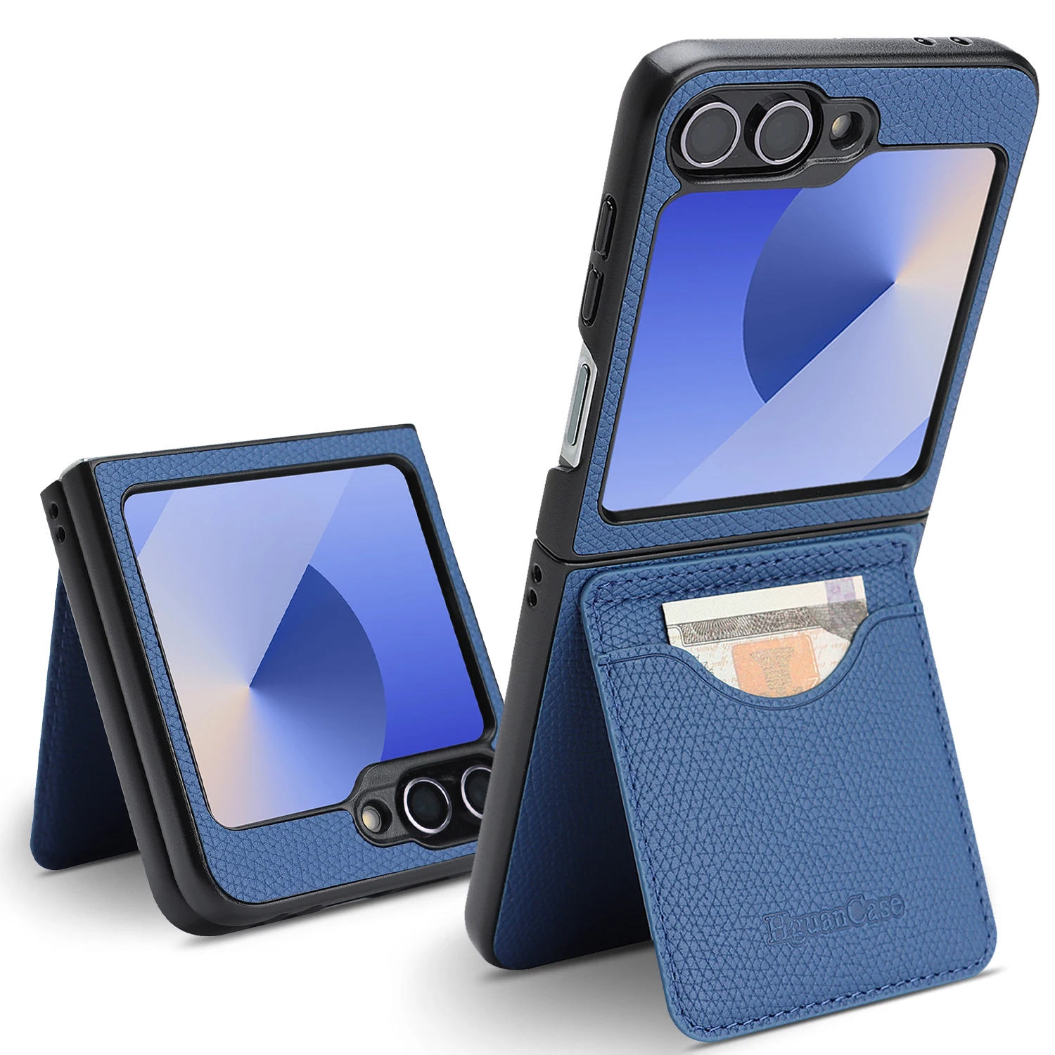 Luxury Leather Card Holder Phone Case - Comfortable Grip, Shockproof Slim Fit, Portable Cover