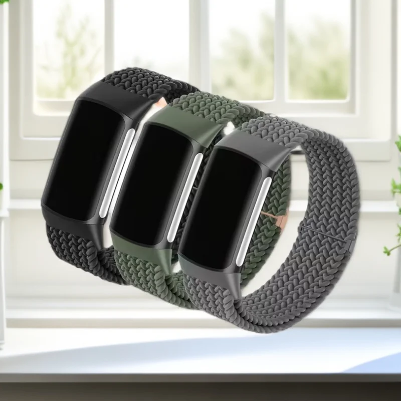 Elastic Braided Sport Bracelet - Soft Breathable Wristband Strap