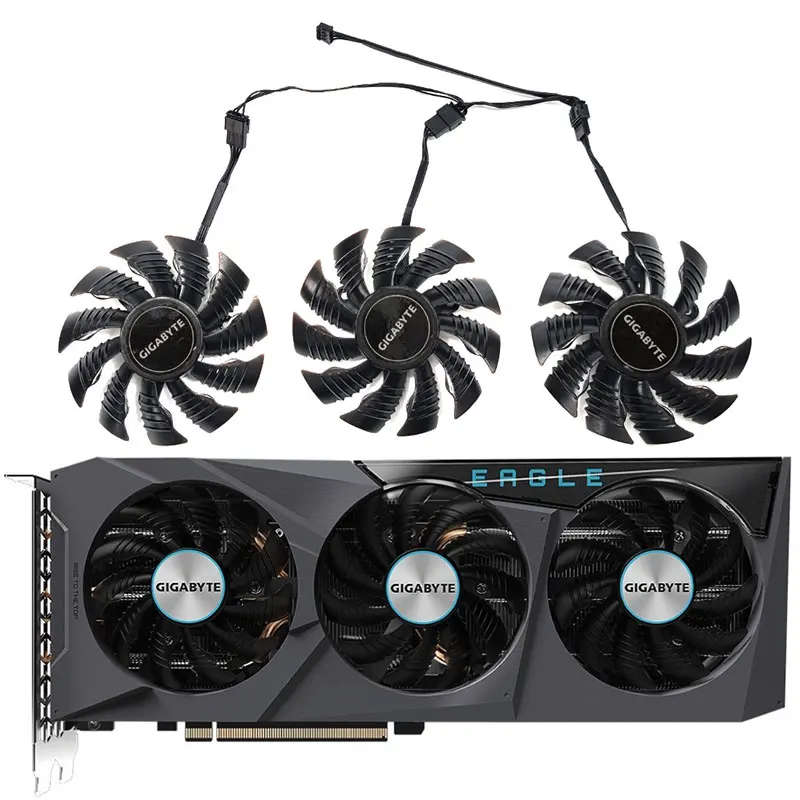 Nuova Ventola Gpu 1 Lotto Muslimatexagrx 6700Xt, Per Ventola Di Raffreddamento Scheda Video Gigabyte Rtx 3070Ti 3070, Rx 6700Xt 6600Xt 6600 Eagle