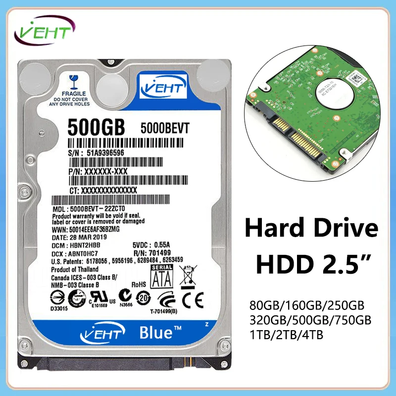 Internal hard drive mechanical hard drive hard drive 160GB-4TB 2.5" SATA2 5400RPM-7200RPM for Computer