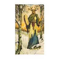 The Wildwood Divination Tarot Deck with a glossy, smooth and easily shuffled surface, it is durable 1