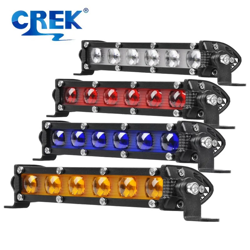 Crek Off Road Accessori Mini Led Bar 12V 24V Spot Flood Tractor Led 4X4 7 "Light Bar Per Auto Jeep Truck Camper Boat Niva Lada