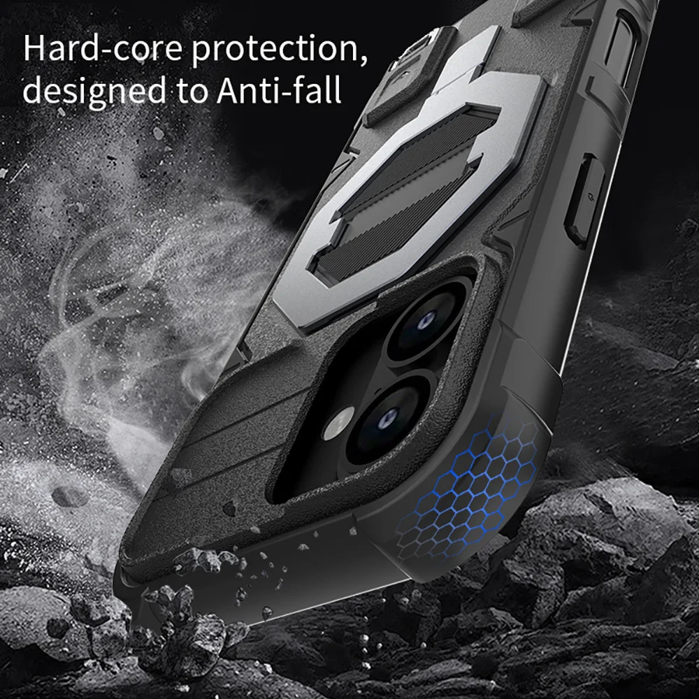 Tactical Magnetic Crossbody Phone Case with Protective Lanyard