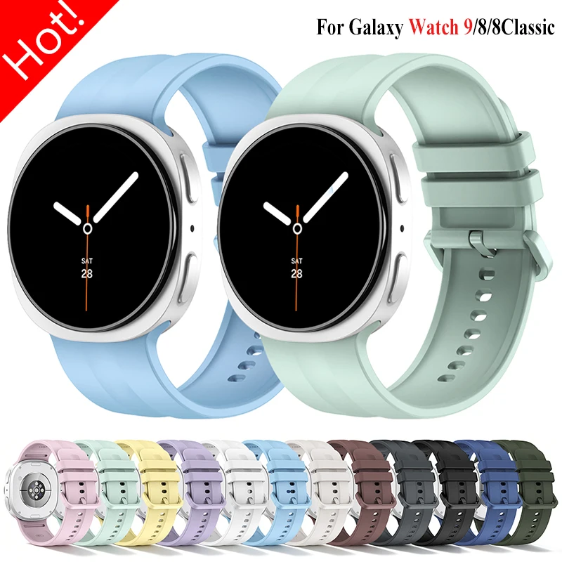 Premium Silicone Sport Wristband for Smartwatches - Original Strap Replacement