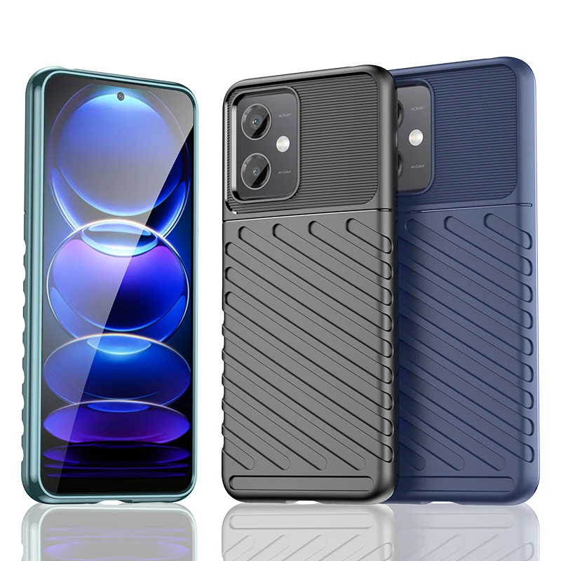Cover Custodia In Silicone Antiurto Per Poco X5/X5 Pro