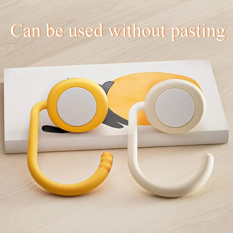 2PCS Removable Table Edge Hook, Reusable, Suitable for Various Table Edges, Can Be Used To Hang Backpacks, Wallets, Etc,