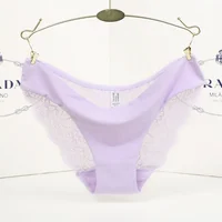 S-2XL!!! Seamless Low-Rise Lace Panties for Women, Breathable Cotton Underwear, Hollow, Splicing, Girls' Sexy Briefs 6