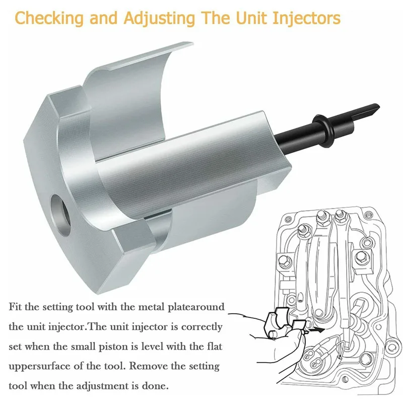 Injector Repair Kits Injector Adjuster Setting Tool Fit For Scania Truck Pump Injectors Adjuster Setting PDE Unit injectors # 99442 (69.9 mm)