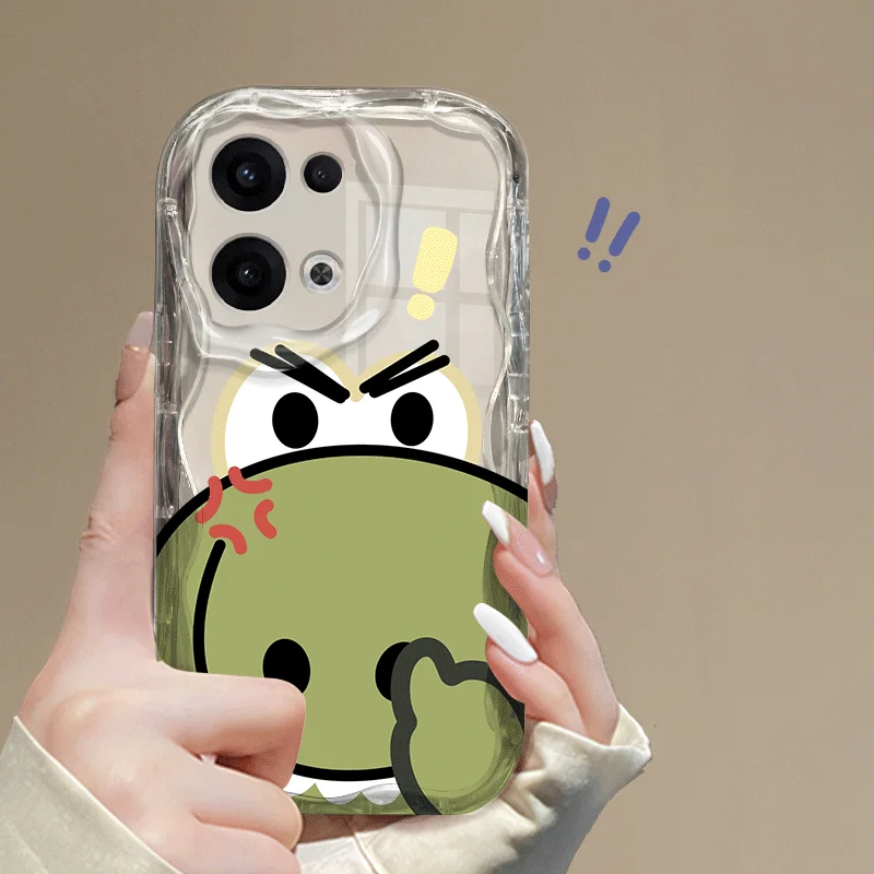 Cartoon Frog Pattern Shockproof TPU Protective Case