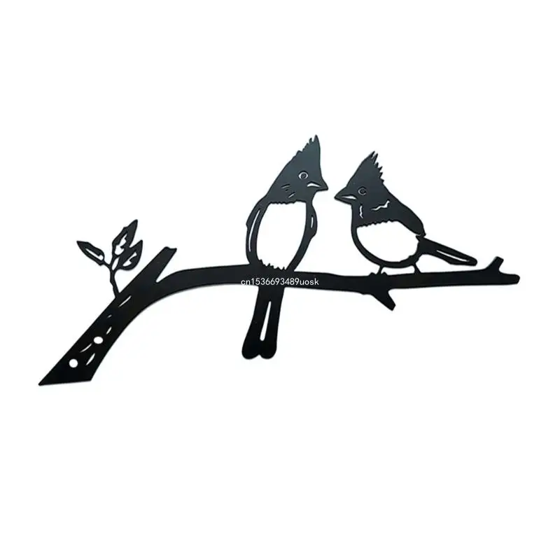 

Металлическая птица, настенный художественный декор, настенная скульптура, украшение для сада, внутреннего двора, легкая сборка,