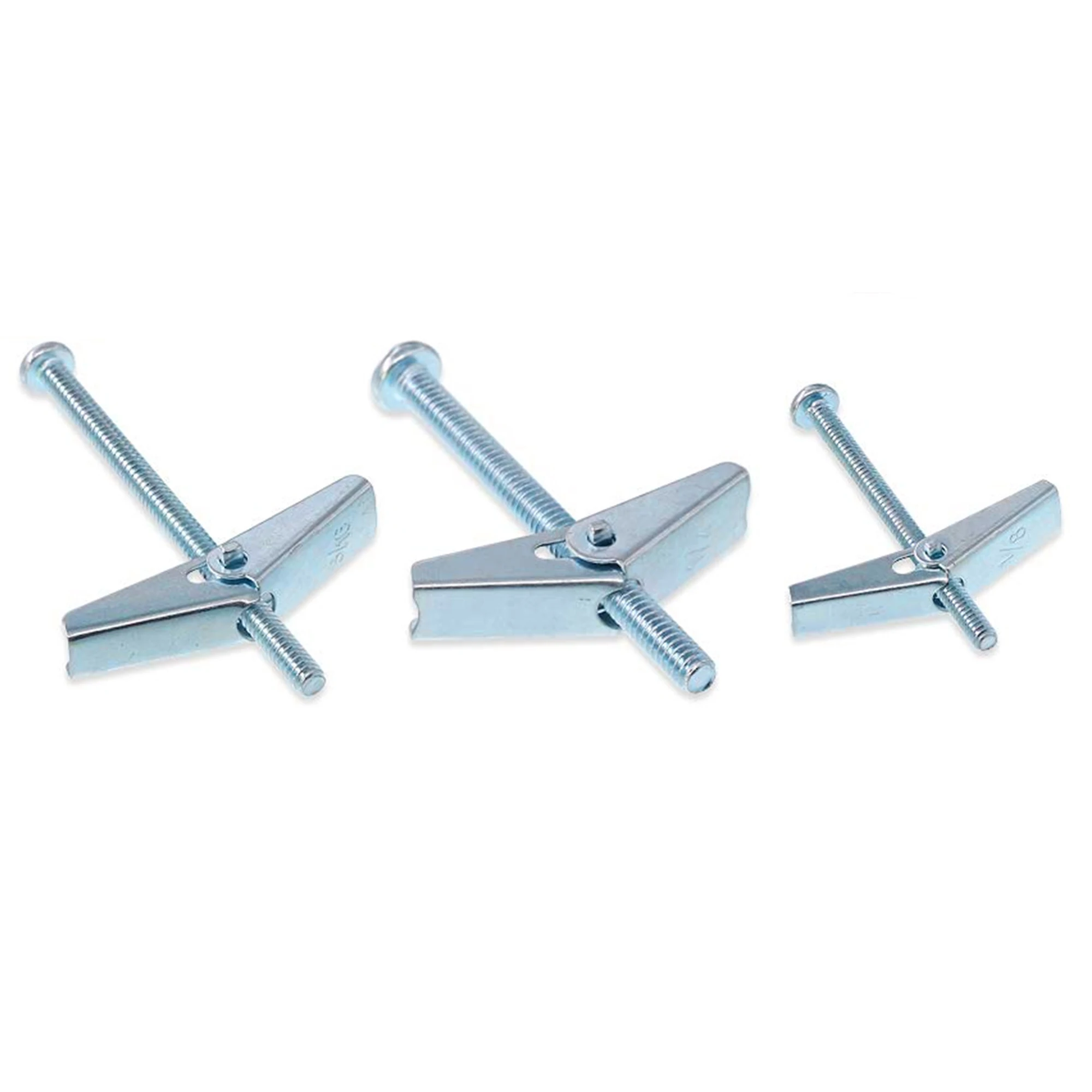 Toggle Bolt and wing Nut for Hanging Heavy ltems on Drywwall M3.4 M4.4 M6 Orchid clip iron aircraft nut bolt 15pcs