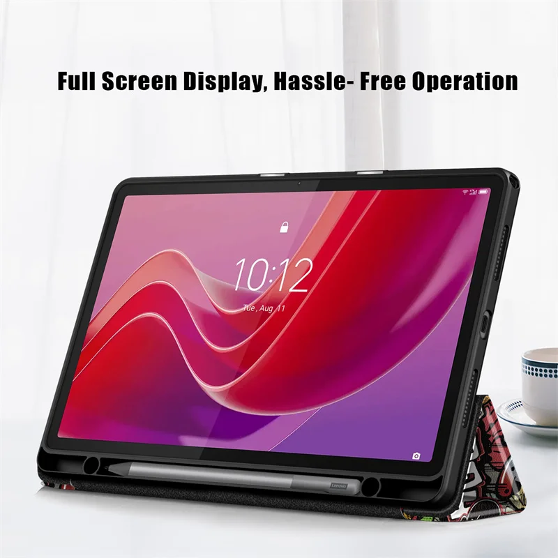 Cover, Caso com Suporte de Caneta, Lenovo Tab M11, Xiaoxin Pad, 2022