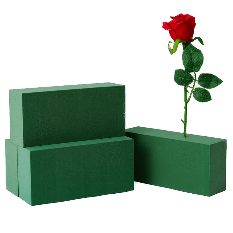 

Artificial Flowers 6PCS Floral Foam Brick Flower Packing Artificial Flower Mud Wedding Flower Holder Florist Supplies Home Decor