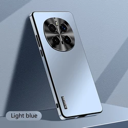 Sleek Ultra-Thin Aluminum Magnetic Shockproof Phone Case with Full Camera Protection for Honor Magic5 (Light blue)