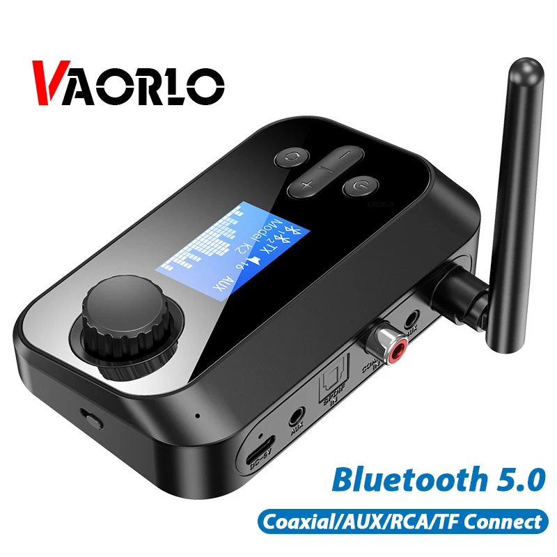 VAORLO Wireless Adapter Coaxial Transmitter Receiver With LCD Display