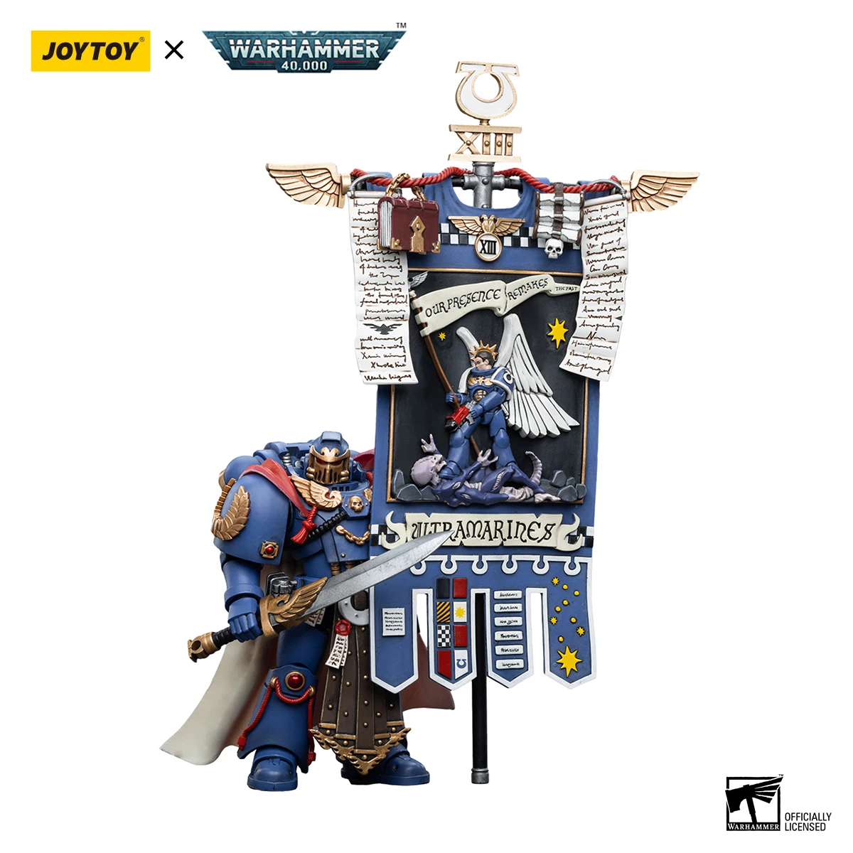 

Joytoy 1/18 Action Figures Warhammer 40k Mecha Ultramarines Honour Guard Chapter Ancient Free Shipping Pre-Order