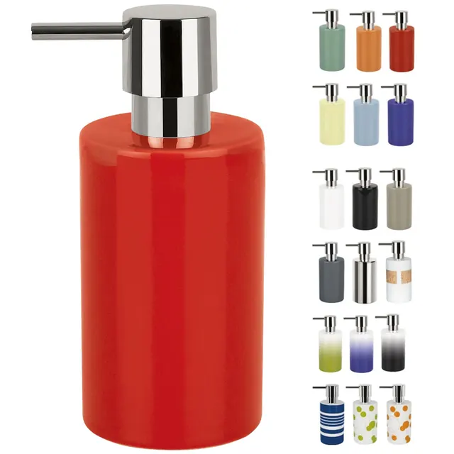 Kőáru -Szappan Adagoló Piros Ø 7X16 Cm -Ben - Image 3