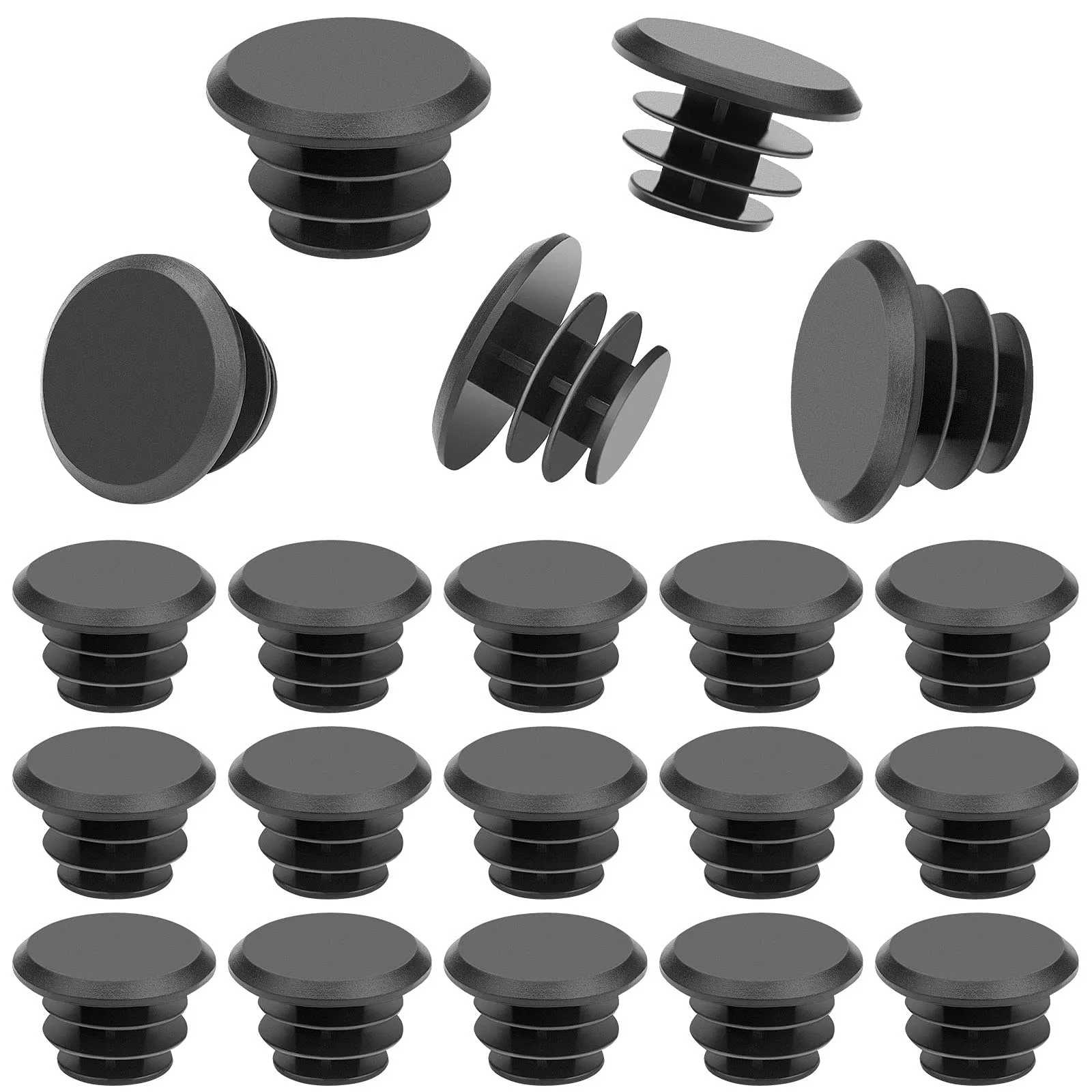

50Pcs Mountain Bike Bar Plugs MTB Road Bicycle Handlebar End Plugs Handlebar Caps Plastic Handle Grip Bar End